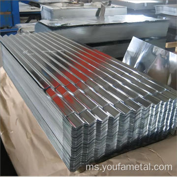 Galvanized Galvalume PPGI Lembaran Roofing Steel Gorugated